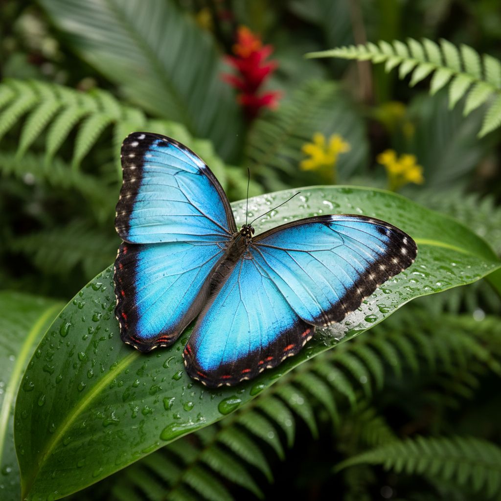 Morpho bleu